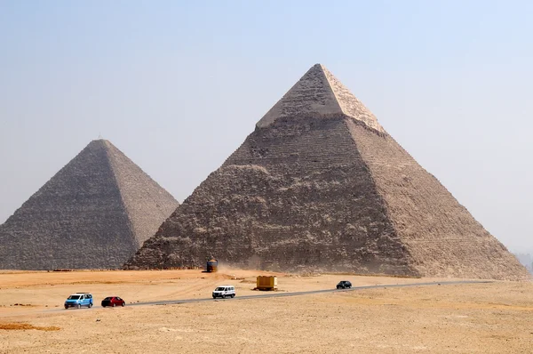 Piramidy w Egipcie — Zdjęcie stockowe