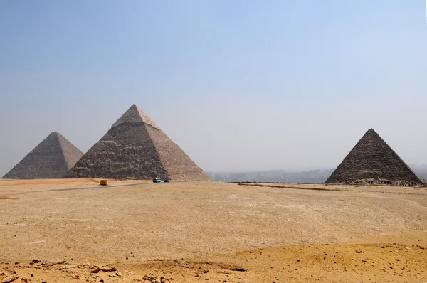 Az egyiptomi piramisok — Stock Fotó