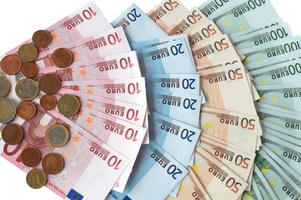 Numerário euros — Fotografia de Stock