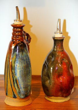 renkli seramik parçaları