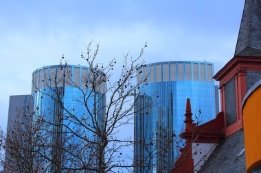 Twin towers in Offenbach, Germany clipart