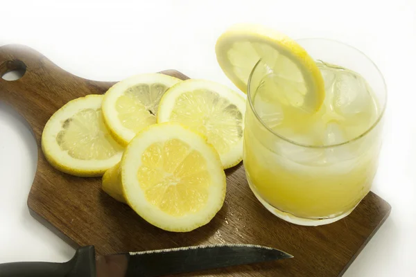 Citroen en limonade — Stockfoto