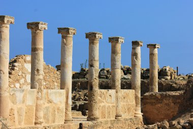 Antik Yunan agora. Kıbrıs. Pafos