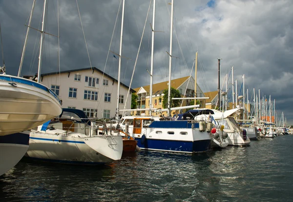 Marine channels cities of Copenhagen — Stock Photo, Image