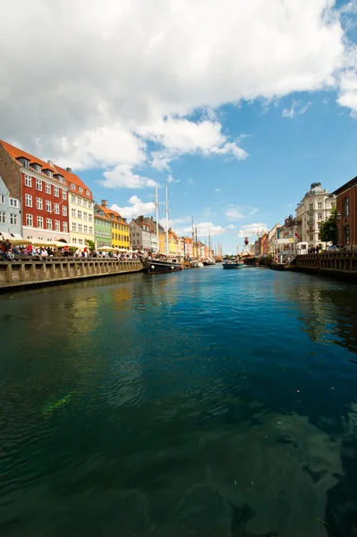 Красивые каналы Копенгагена — стоковое фото