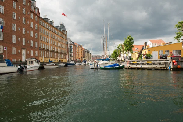 Kanalen van Kopenhagen — Stockfoto