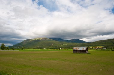 Peyzaj ve Norveç dağlarında