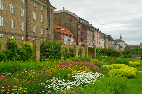 Belos jardins em Copenhaga — Fotografia de Stock