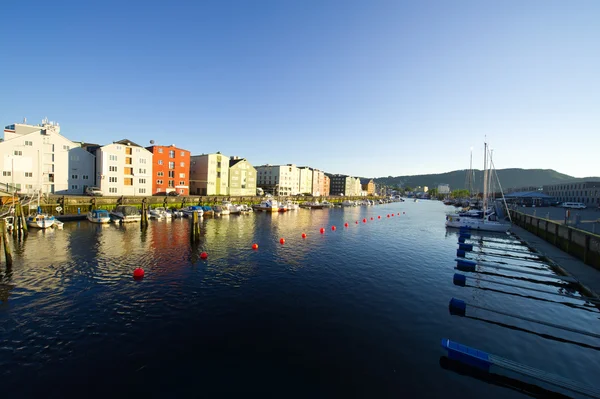 Trondheim staden — Stockfoto