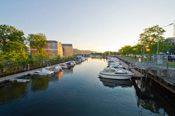 stock image Trondheim Quay