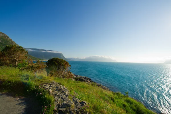 stock image Norwegian fjord another side