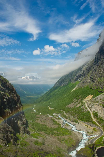 Trollstigen. Norwegen — Stockfoto