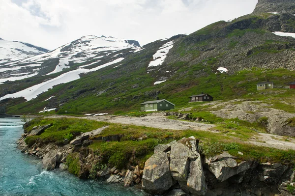 Βουνά τοπίο της Νορβηγίας — Φωτογραφία Αρχείου