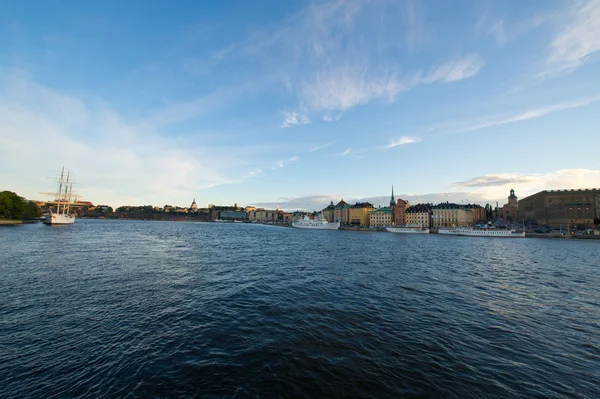Όμορφη παραθαλάσσια πόλη της Στοκχόλμης — Φωτογραφία Αρχείου