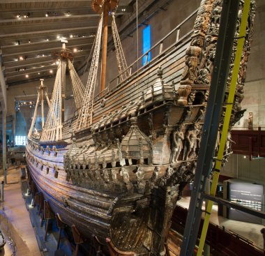 Vasa warship clipart