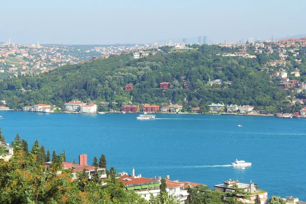 Bospor pohled, istanbul, Turecko — Stock fotografie