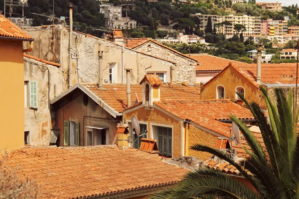 çatı görünümü, eski kasaba cannes, cote d'azur, Fransa