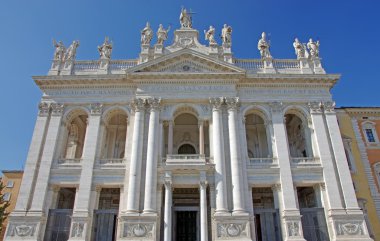 The papal Archbasilica of Saint John Lateran clipart