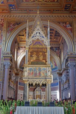 Interior view, Cathedral of Rome clipart