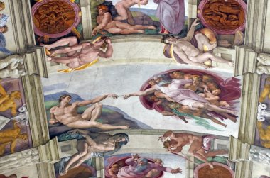 Genesis frescoes clipart