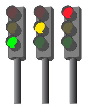 Traffic lights clipart