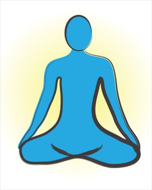 Meditation logo clipart