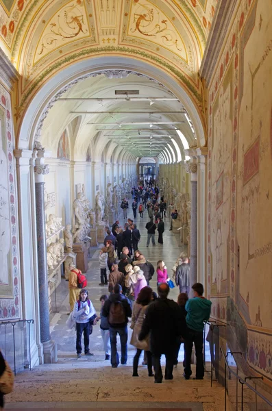 Vatikan Müzesi Galerisi — Stok fotoğraf