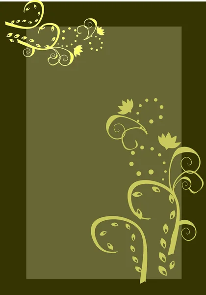 Résumé Modèle de conception de fond floral — Image vectorielle