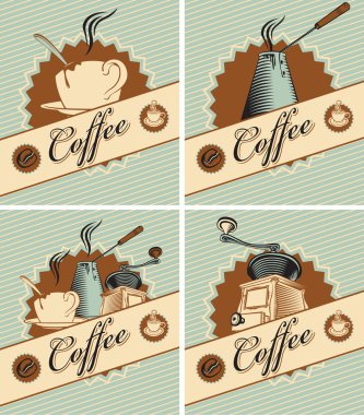 Theme of coffee clipart