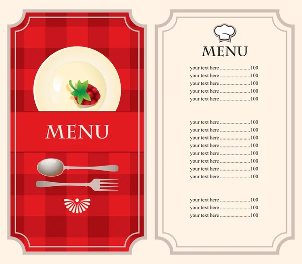 Framboises sur assiette — Image vectorielle