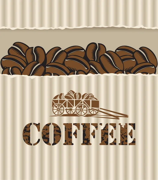 Pole kawy — Wektor stockowy