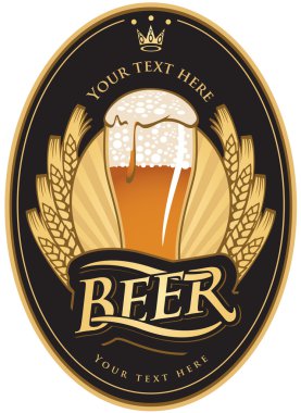 Labels for the beer clipart