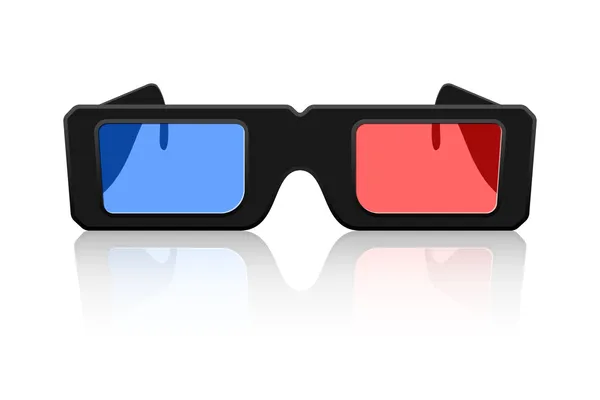 Icône de lunettes 3D vectorielle — Image vectorielle