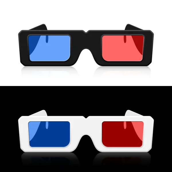 矢量 3d 眼镜 — 图库矢量图片