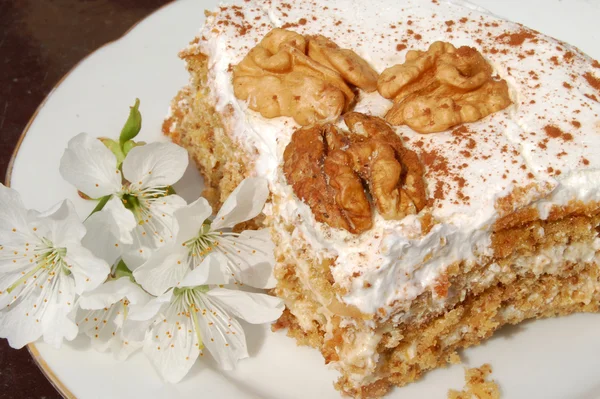 stock image Cake with flowers