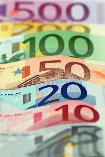 Euro-bankjegyek — Stock Fotó
