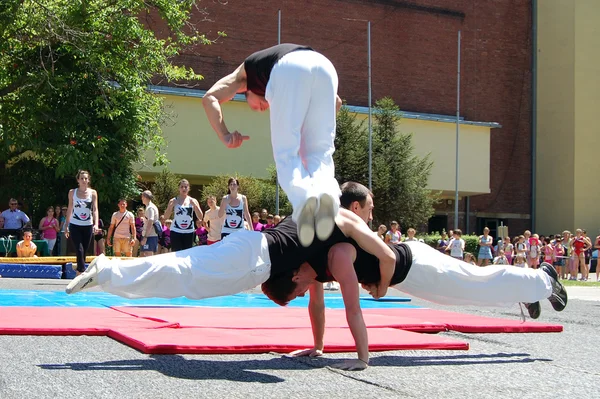 Evento de ginástica em Novi Sad — Fotografia de Stock