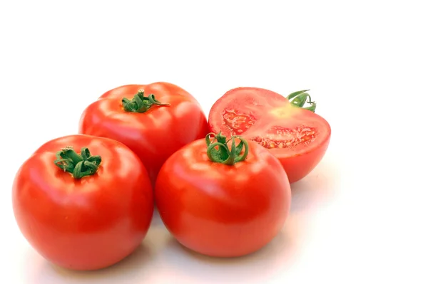 Vier Tomaten — Stockfoto