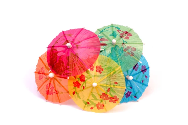 Dondurma için renkli şemsiyeler — Stok fotoğraf