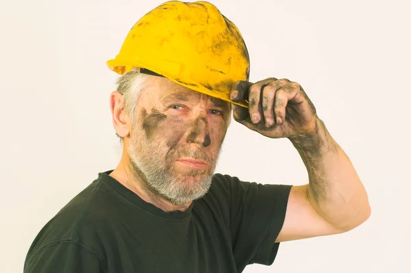 stock image Dirty worker