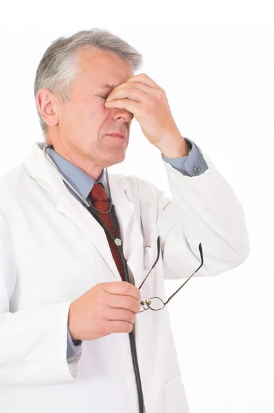 Doctor is tired — Stock Photo, Image