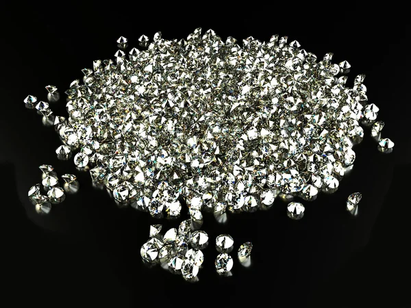 Alluviala diamanter — Stockfoto