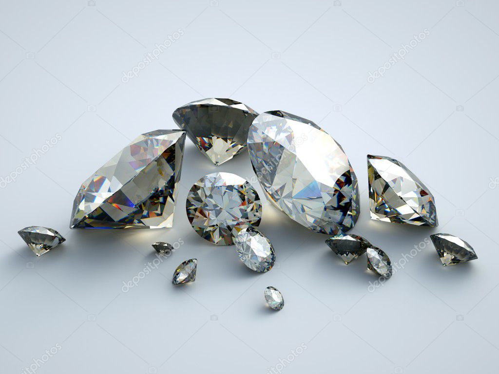 Many scattered gems