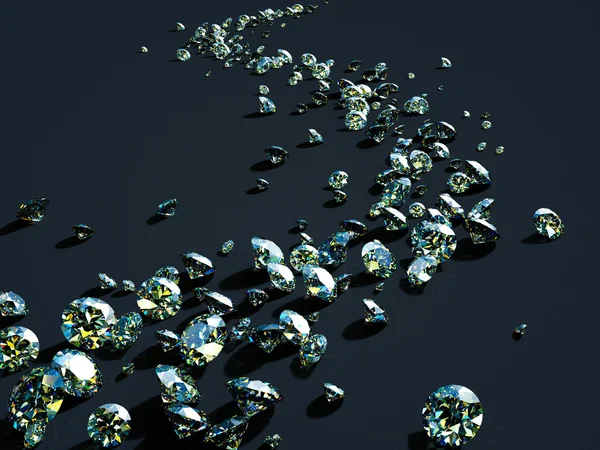 Tira de diamantes — Foto de Stock