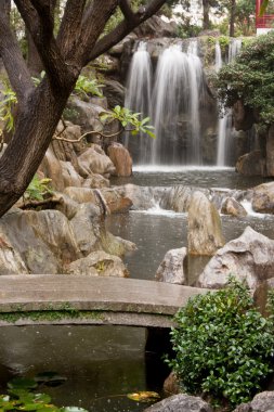 Chinese Garden Waterfall