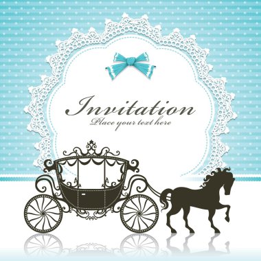 Vintage Luxury carriage clipart