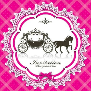 Vintage Luxury carriage clipart