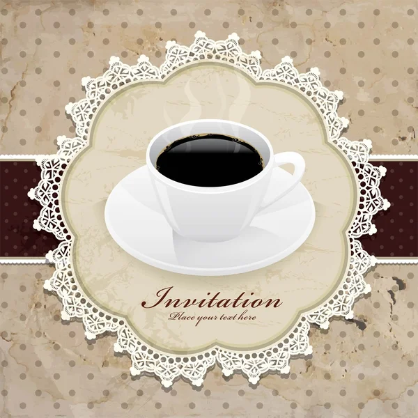 Винтажный дизайн кофе — стоковый вектор