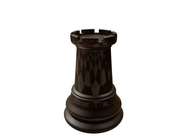 Шахи - фігура туру — стокове фото