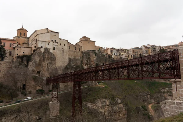 Eiserne Brücke in Cuenca — Stockfoto